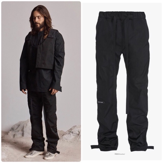 ワークパンツ/カーゴパンツfear of god nylon baggy pants black sサイズ