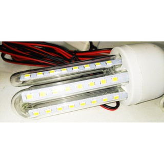 ﻿PHILATE หลอดไฟ LED สำหรับรถ รถเข็น ไฟ12V 7 W แบบหนีบพ่วงแบตเตอรี่ ไฟสีขาวนวล