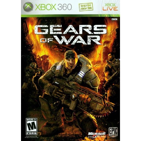 Gears of War xbox360 [Region Free] แผ่นเกมXbox360 แผ่นไรท์สำหรับเครื่องที่แปลงแล้ว LT/RGHทุกโซน
