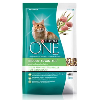 Purina one indoor อาหารสำหรับแมวโตเลี้ยงในบ้านขนาด 400 กรัม