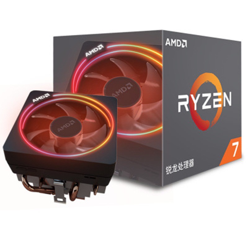 โปรเซสเซอร์ AMD Ryzen 7 2700X CPU ชนิดบรรจุกล่อง