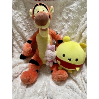 Tigger ทิกเกอร์ งานเท้าปั๊ม ก้นถ่วง ขนนุ่ม Disney store (Winnie the Pooh and friends)