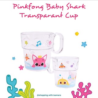 Pinkfong แก้วใส ลายฉลาม สําหรับเด็ก