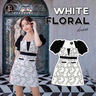 💎พร้อมส่ง💎BLT brand ชุดเดรส White floral dress