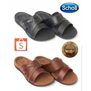 Scholl  FEO รองเท้าหนังสกอลล์รุ่น เฟโอ สวมสำหรับผู้ชาย