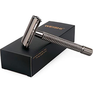 WEISHI : WSHAMZ001* มีดโกนหนวด Weishi Nostalgic Long Handle Butterfly Open Safety Razor