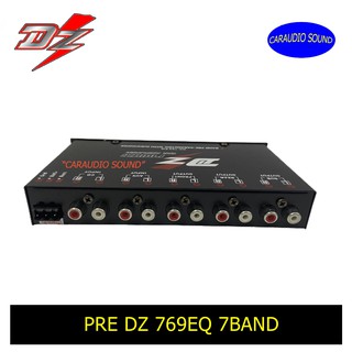 ปรีแอมป์ DZ POWER รุ่น DZ-769 EQ  ราคา 475 บาท  แยกซับได้ เสียงดี  ปรี โม ปรับเสียง 7Band แบรน งานแบรนด์ชั้่นนำโมสวย