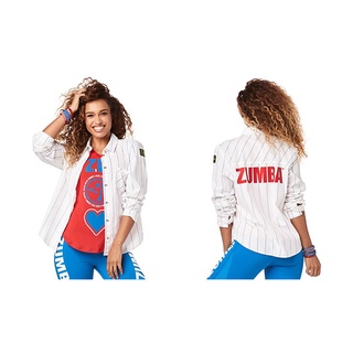 เสื้อเชิ้ต zumba ใส่ออกกําลังกาย สําหรับผู้หญิง zut0 1819