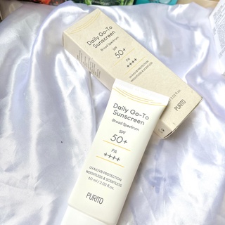 (พร้องส่ง/ของแท้) PURITO Daily Go-To Sunscreen SPF 50++++ 60ml. (ครีมกันแดดพูริโต)