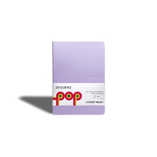 สมุดโน๊ต ZEQUENZ POP  B6  สีม่วง "Purple Rain"