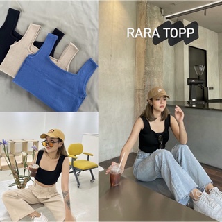 Raratop เสื้อกล้ามคอเหลี่ยม ขอบสายหนา 3 สี