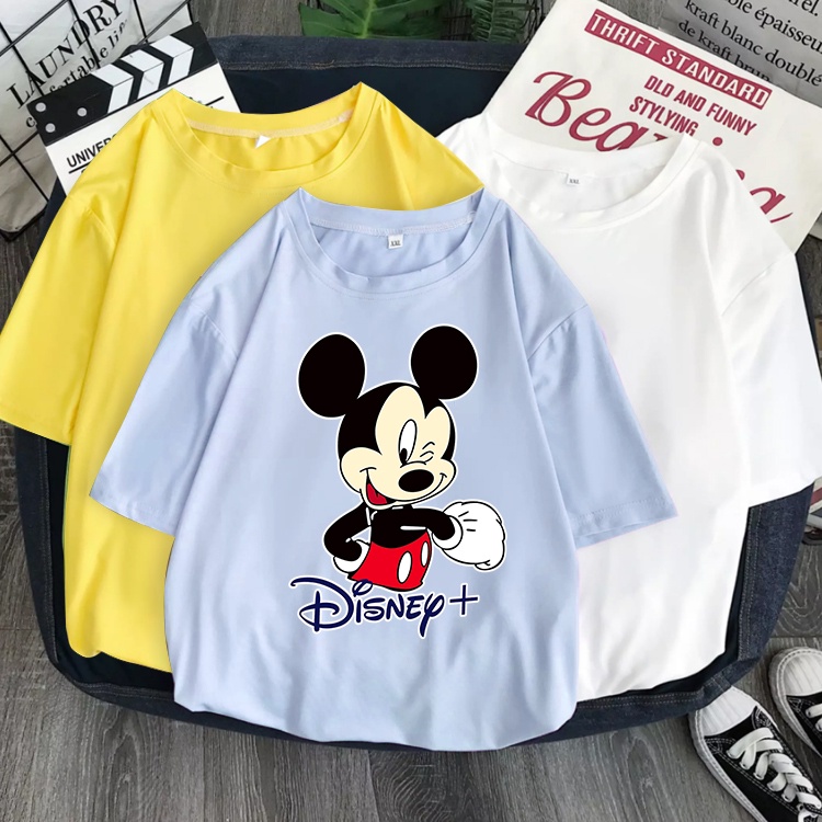 D275（พร้อมส่งจากไทย）เสื้อยืดแขนสั้ง ผ้านุ่มใส่สบายฯ มี7สีหลายสีเลือกได้ S-3XL