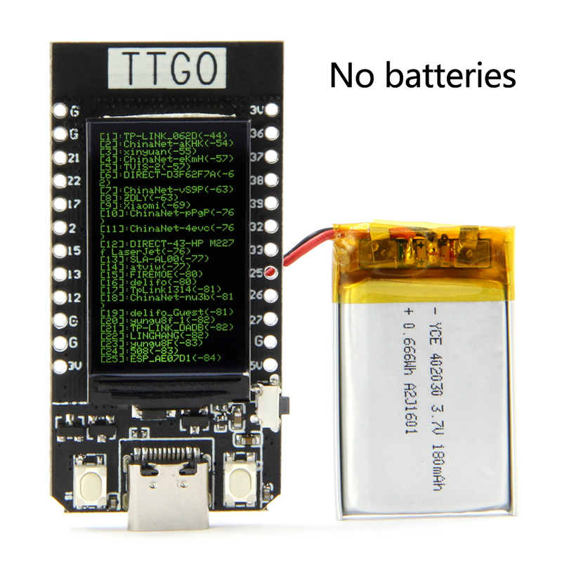 Type-c 1.14 นิ้ว TTGO T-Display ESP32 โมดูล WiFi