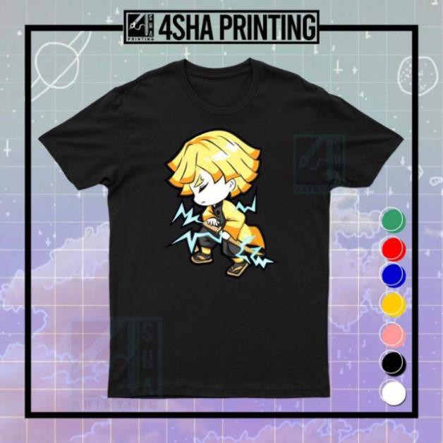เสื้อยืด DEMON SLAYER ZENITSU ANIME ยอดเยี่ยม
