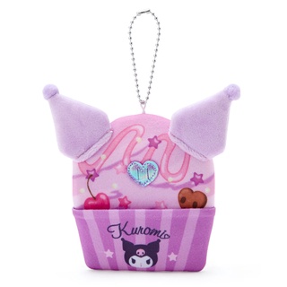 พวงกุญแจ กระเป๋าใส่เหรียญ Theme Cupcake ลาย Kuromi ku / Kuromi