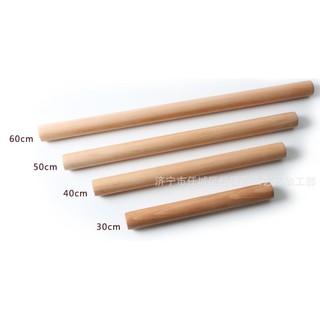 ไม้นวด ความยาวขนาด 30 cm หนา 3 cm (เนื้อไม้) Rolling Pin