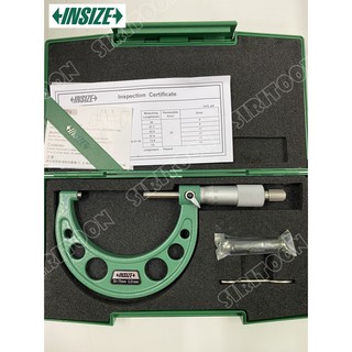 ไมโครมิเตอร์ วัดนอก ขนาด 50-75mm. INSIZE รุ่น 3203-75A (Outside Micrometer) (**สินค้าใหม่**)