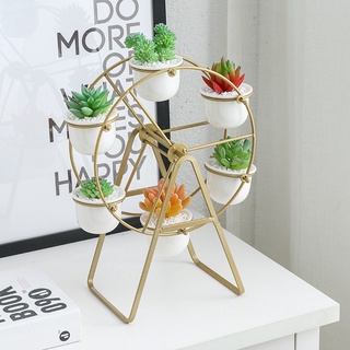 Ferris wheel plant stand ชุดกระถางต้นไม้ 6 กระถาง ชิงช้าสวรรค์