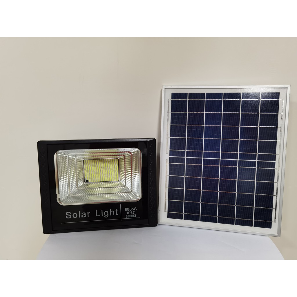 OMUDA_SHOP ไฟโซล่าเซลล์ สปอตไลท์ Solar LED โซล่าเซลล์ รุ่นพี่บิ๊ก jd-60W(8860S)-(PPS)  แสงสีขาว
