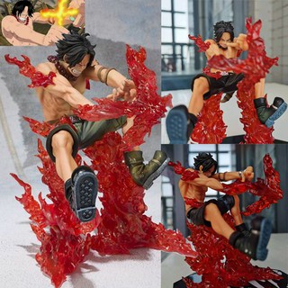 โมเดล PVC วันพีช Ace (Battle vs Blackbeard Ver.) Fire Fist Cross Fire