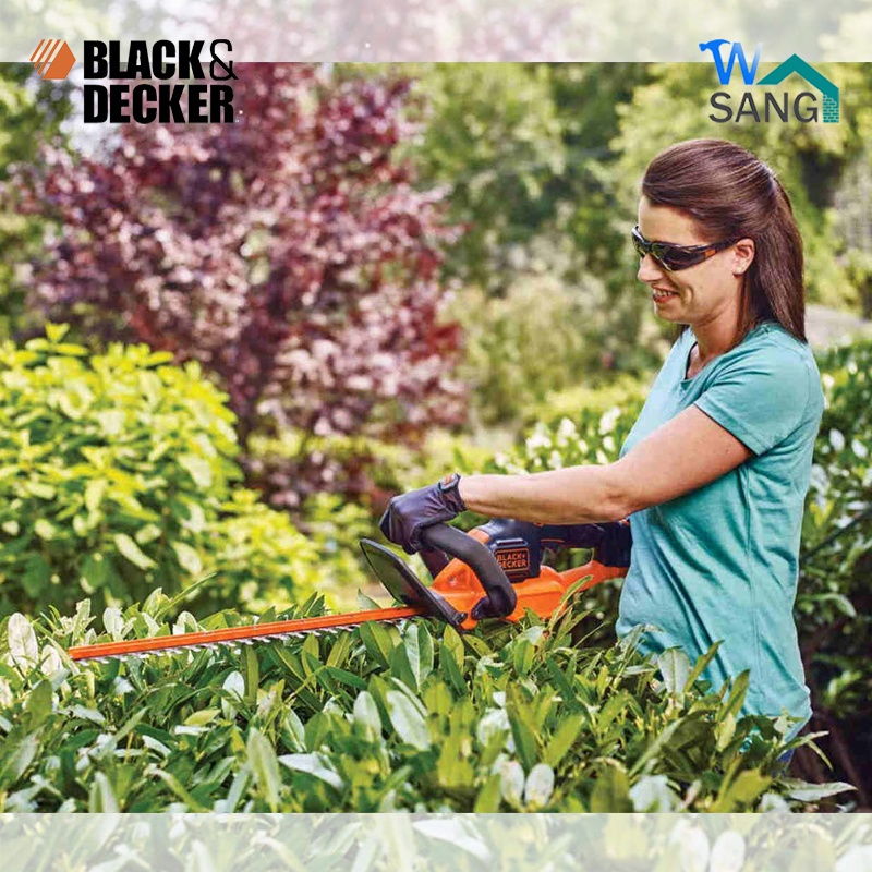 เครื่องตัดแต่งพุ่มไม้ไฟฟ้า ไร้สาย 18V BLACK&DECKER GTC18502PCF-B1 แบตฯ2Ah 1ก้อน พร้อมที่ชาร์ต รับประกัน1ปี @wsang ราคา ถูกที่สุด ดีลบีเคเค แกลเลอรีภาพที่ 8