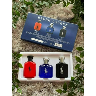 P O L O 3X30ML RALPH LAUREN SET PERFUME GIFT LIMITED EDITION BOX SET เซตน้ำหอมผู้ชาย