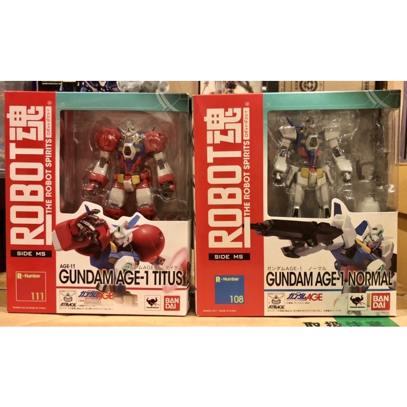 เหมาสองกล่อง Robot Spirit Gundam AGE 1 Normal &amp; Titus