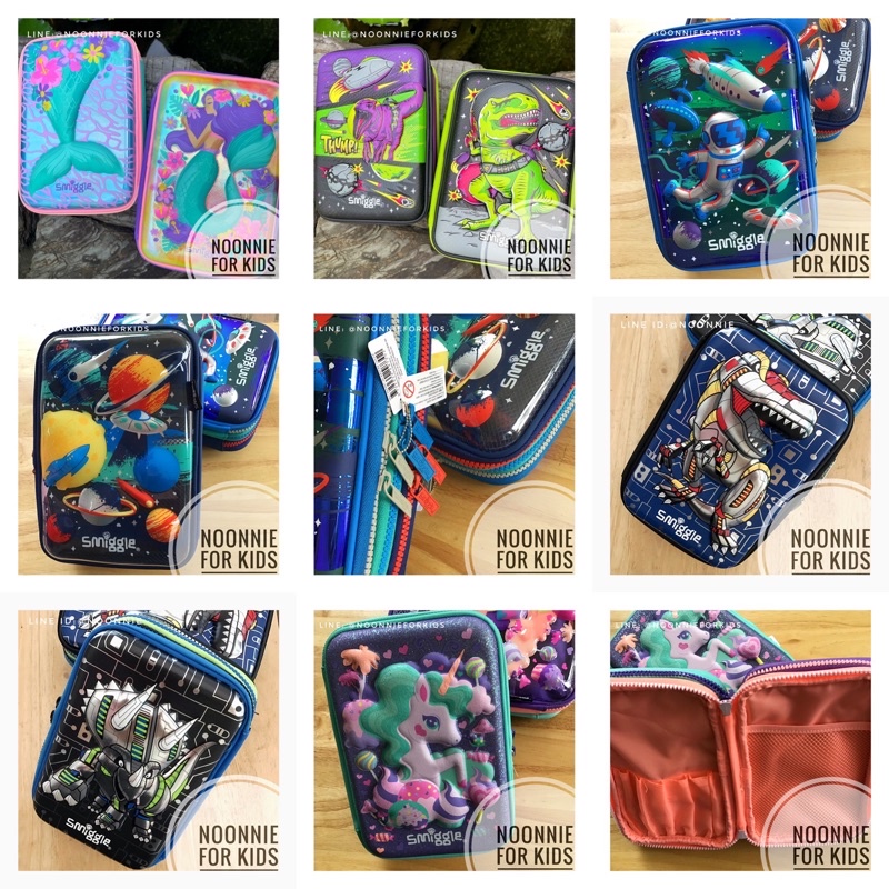 กล่องดินสอ Smiggle Hardtop สุดฮิตแบบ 3 ชั้น💜แท้ 💯 จากออสเตรเลีย ***มีจ่ายปลายทางค่ะ