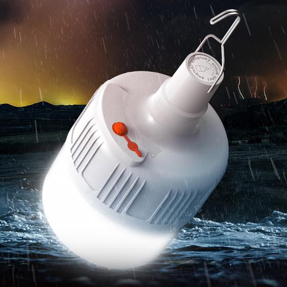 หลอดไฟพกพา LED ชาร์จไฟได้ ไฟแขวนเต็นท์ V49 ราคา ถูกที่สุด ดีลบีเคเค แกลเลอรีภาพที่ 2