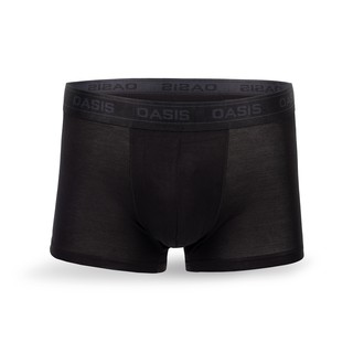 OASIS กางเกงชั้นในชาย เต็มตัว Boxer ผ้าคอตตอน แบมบู ใส่สบาย รุ่น MUWBM-6222  สีดำ