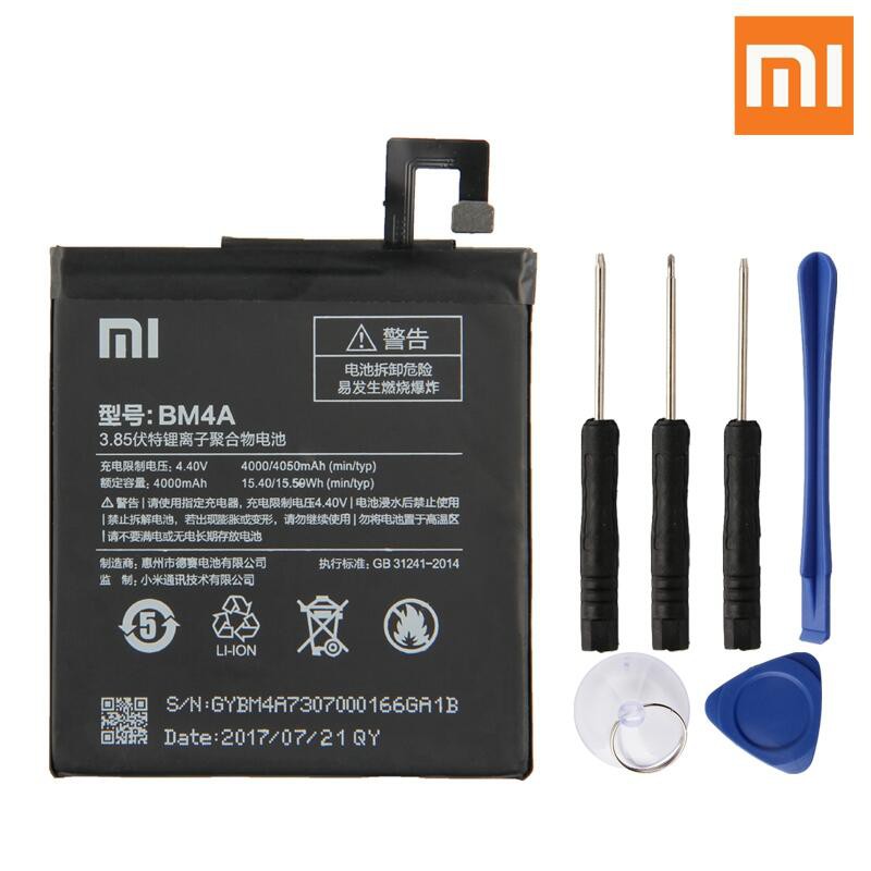 แบตเตอรี่ BM4A สำหรับ Xiao mi Red mi Pro Redrice pro BM4A ของแท้เปลี่ยนแบตเตอรี่ 4050mAh ฟรีเครื่องม