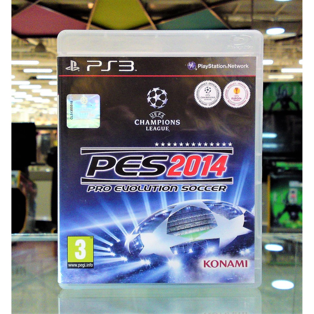 แผ่นเกม PS3 มือสอง PES 2014 (EN) แผ่นPS3 มือ2 Pro Evolution Soccer (Winning Eleven, Fooball, ฟุตบอล fifa)