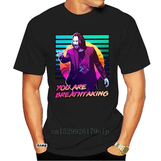 ขายดี เสื้อยืดลําลอง แขนสั้น พิมพ์ลาย Keanu Reeves You Are Breathtaking สําหรับผู้ชาย 4170A MHnflg90IEbdij90Size S-5XL