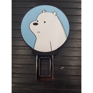 เสียบเบลหลอก bare bears สีฟ้า หมีขาว ราคาต่อชิ้น