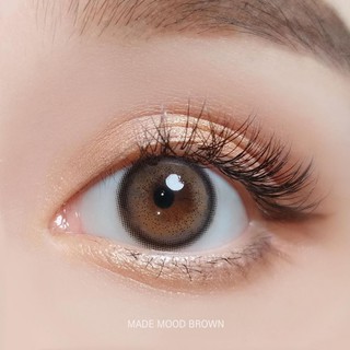 (Lensfarhang) MADE สี Mood Brown 💘 พร้อมส่งรายปีตัดขอบน่ารักๆ นำเข้าจากเกาหลี 🇰🇷