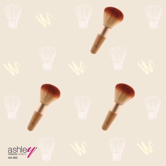 แปรงแต่งหน้า Ashley AA-005ด้ามดำ และ AA-005B   Ashley Premium brush แปรงปัดแก้ม แปรงจรวด Ashley ราคา ถูกที่สุด ดีลบีเคเค แกลเลอรีภาพที่ 5