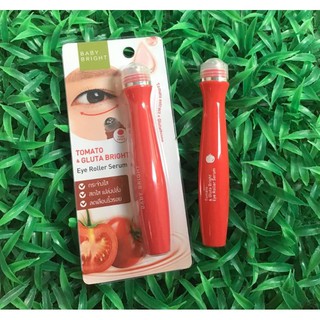 baby bright tomato &amp; gluta bright  eye roller serum 15 มล  เบบี้ไบร์ท ลูกกลิ้งใต้ตาสูตรมะเขือเทศ