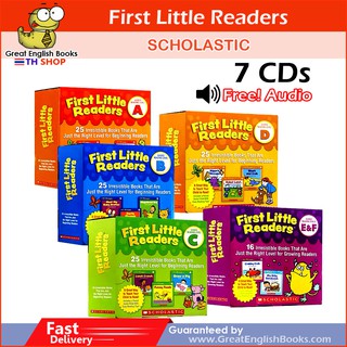 *พร้อมส่ง* เซตหนังสือสำหรับฝึกอ่านภาษาอังกฤษ Scholastic First Little Readers ABCDEF จำนวน 116 Books + 7 CDs .