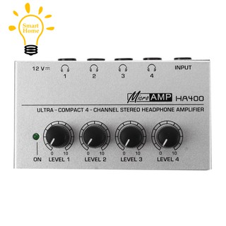 『★』HA400 4 Channel Ultra-compact Headphone Audio Stereo Amp Microamp Amplifier