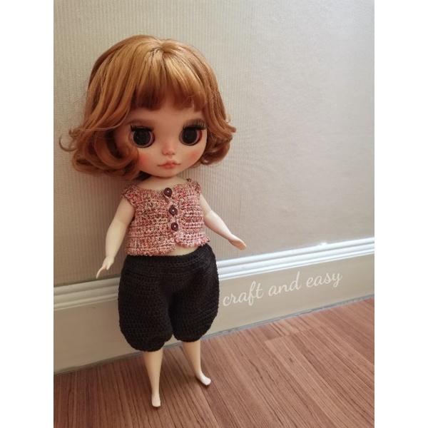 ชุดตุ๊กตาบลายธ์ Blythe Crochet Clothes ขนาด 30 cm