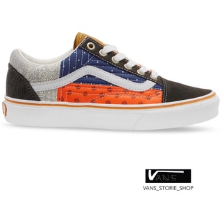 VANS OLD SKOOL QUILTED BANDANA MULTI MARSHMALL SNEAKERS สินค้ามีประกันแท้