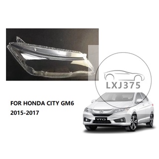 ฝาครอบไฟหน้า แบบใส สําหรับ HONDA CITY 2015 2016 2017