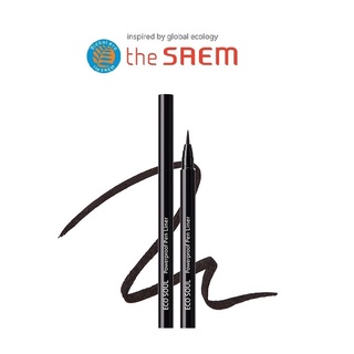 [THE SAEM] Eco Soul Powerproof Pen Liner 0.65ml  ปากกาไลเนอร์  สินค้าเกาหลีแท้ๆส่งตรงจากเกาหลี