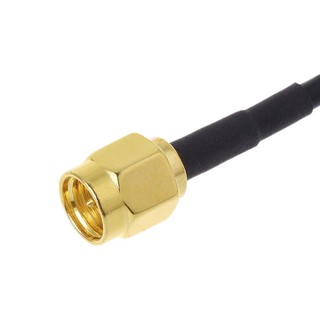 BNC Male to SMA male plug RG 174 อะแดปเตอร์เชื่อมต่อ RF Coaxial