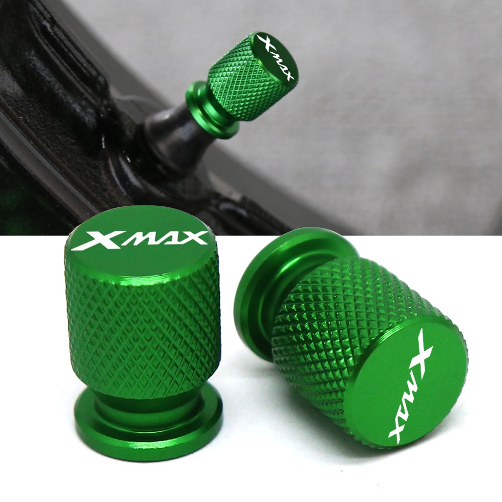 สําหรับyamaha XMAX 300 XMAX 400 XMAX 250 XMAX 125 อลูมิเนียมวาล์วStemรถจักรยานยนต์อุปกรณ์เสริมCncปลั๊กยางวาล์วหัวฉีดครอบคลุม