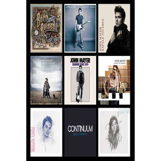 โปสเตอร์ JohnMayer จอห์นเมเยอร์ Country Music Poster ภาพถ่าย รูปภาพติดห้อง ตกแต่งผนัง โปสเตอร์วงดนตรี โปสเตอร์ติดผนัง