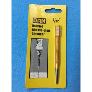 เหล็กนำตะปู ขนาด 2/32”  DAN (NS101) NAIL SET