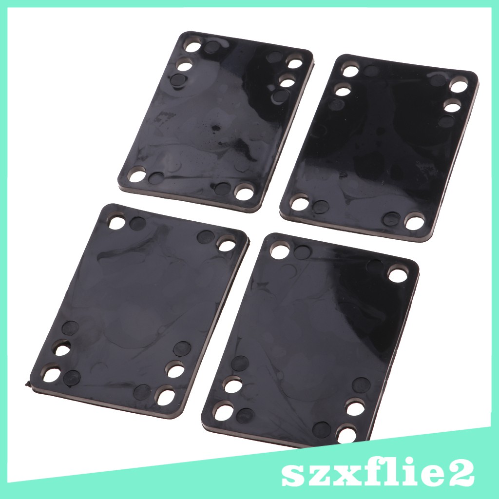 Hot sale 4PCS Skateboard Riser Pads Longboard Shockpads Longboards