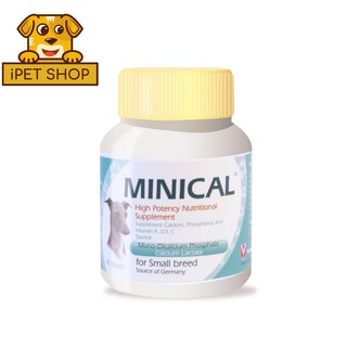 Minical Calcium Supplement Small Breed 90 Tablets วิตามินเสริมแคลเซียมสำหรับสุนัขแมว