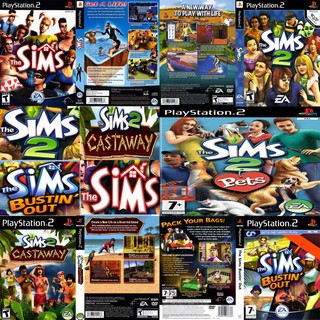 The Sims รวมทุกภาค แผ่นเกมส์ PS2 Play station 2 [USA] [PS2 DVD]